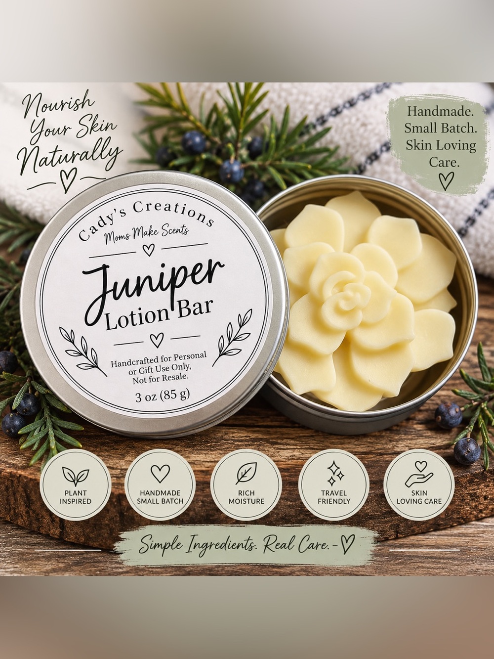 Juniper Lotion Bar